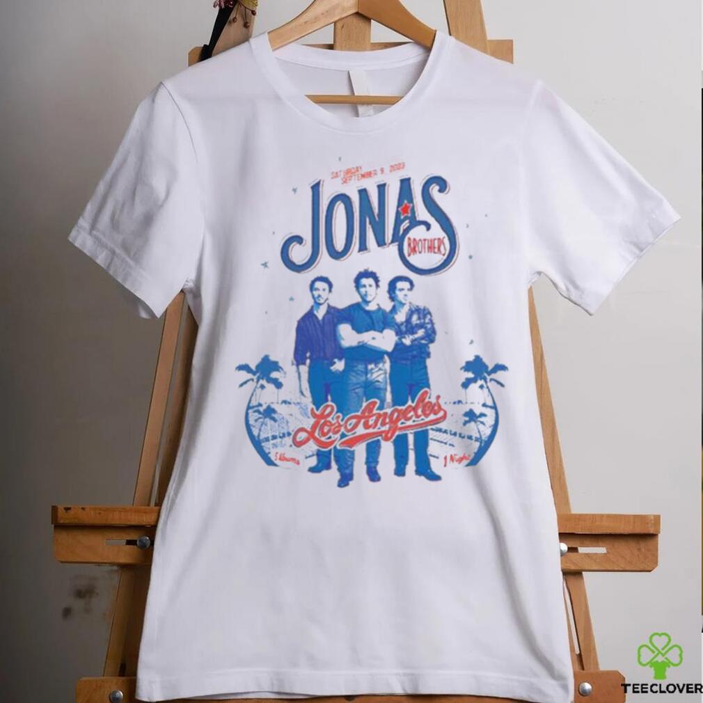 Jonas Brothers Five Albums One Night Tour 9 September 2023 Dodger Stadium shirt Jonas Brothers Five Albums One Night Tour 9 September 2023 Dodger Stadium shirt