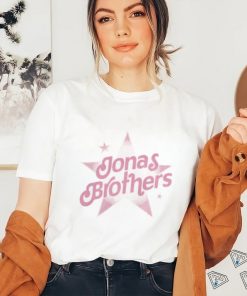 Jonas Brothers Pink Stars Tee Shirt