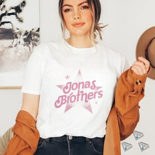 Jonas Brothers Pink Stars Tee Shirt