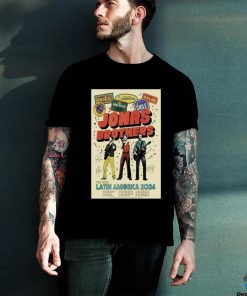 Jonas Brothers The Tour Latin America April & May 2024 Poster Shirt