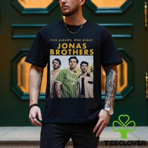 Jonas Brothers US UK World Tour Setlists Sweathoodie, sweater, longsleeve, shirt v-neck, t-shirt, Jonas Brothers Five Albums One Night Tour 2023 Shirt, Jonas Brothers T Shirt