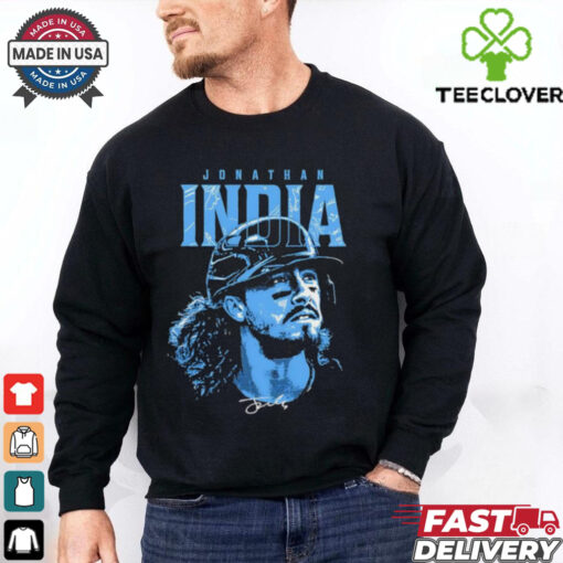 Jonathan India No. 6 Kansas City Royals Baseball flow signature shirt