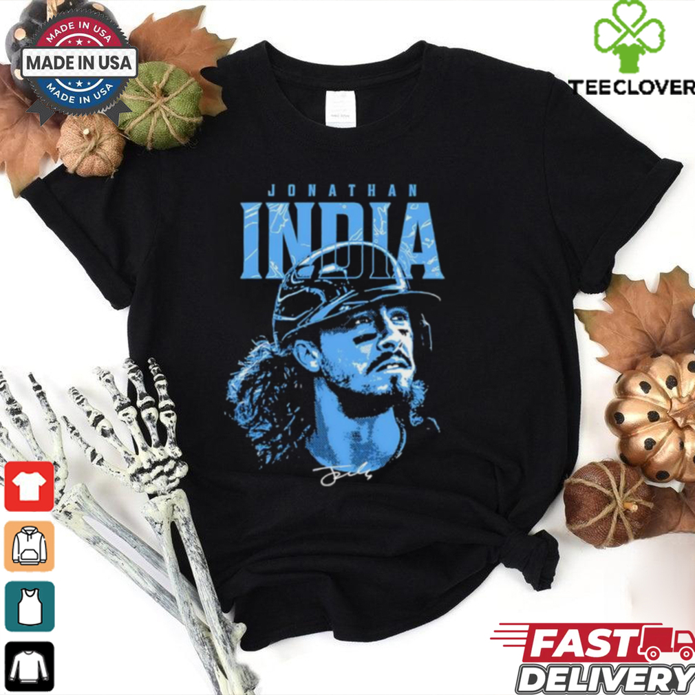 Jonathan India No. 6 Kansas City Royals Baseball flow signature shirt Jonathan India No. 6 Kansas City Royals Baseball flow signature shirt
