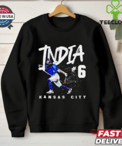 Jonathan India No. 6 Kansas City Royals player shirt