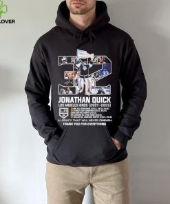 Jonathan Quick Los Angeles Kings 2007 2023 thank you for everything signature shirt