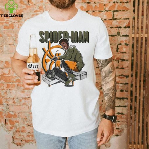 Jordan 5 Olive Shirt Spiderman Sneaker Shirt To Match Sneaker Green Olive Green And Orange Shirt Olive Green 5S Shirt