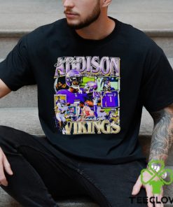Jordan Addison Minnesota Vikings retro shirt