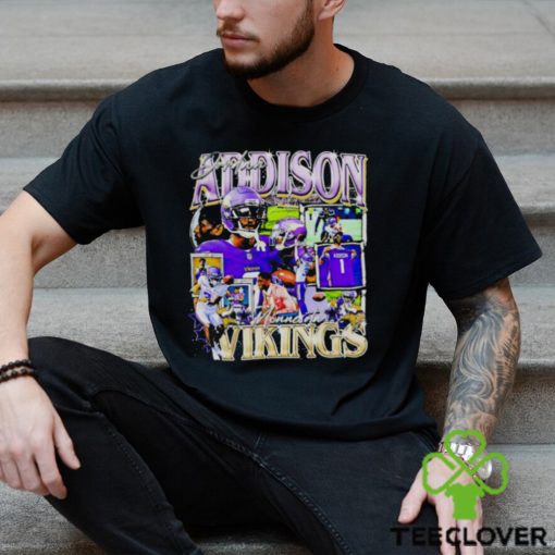 Jordan Addison Minnesota Vikings retro shirt