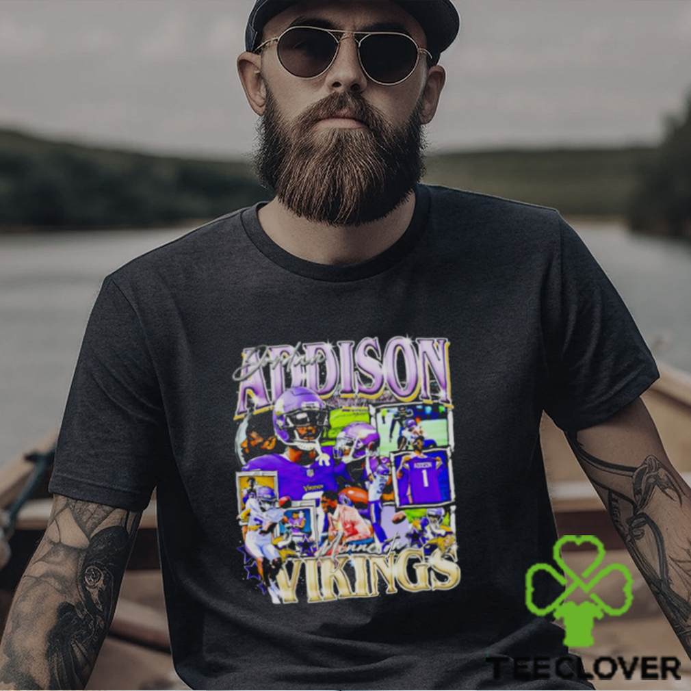 Jordan Addison Minnesota Vikings retro shirt - Teeclover