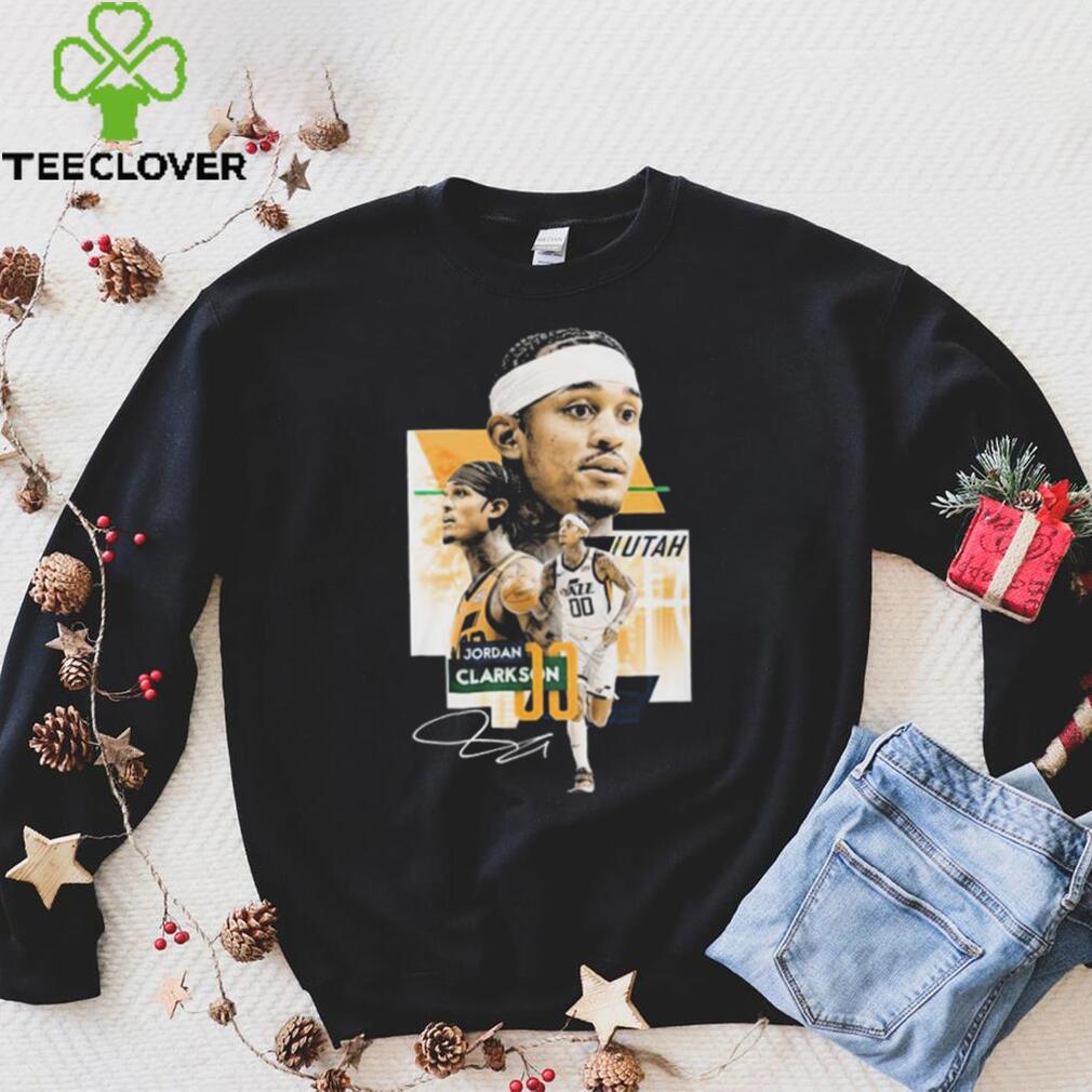 Jordan Clarkson Utah Jazz Basketball Signature Shirt - Teespix - Store  Fashion LLC