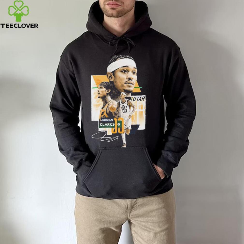 Jordan Clarkson Utah Jazz Basketball Signature Shirt - Teespix - Store  Fashion LLC