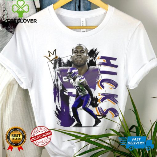 Jordan Hicks number 58 Minnesota Vikings football player pose gift hoodie, sweater, longsleeve, shirt v-neck, t-shirt