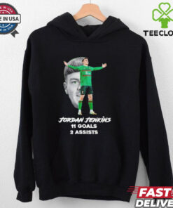 Jordan Jenkins 11 goals 3 assists shirt