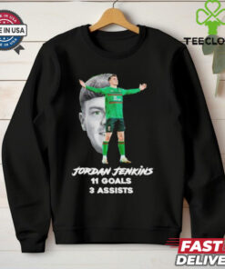 Jordan Jenkins 11 goals 3 assists shirt