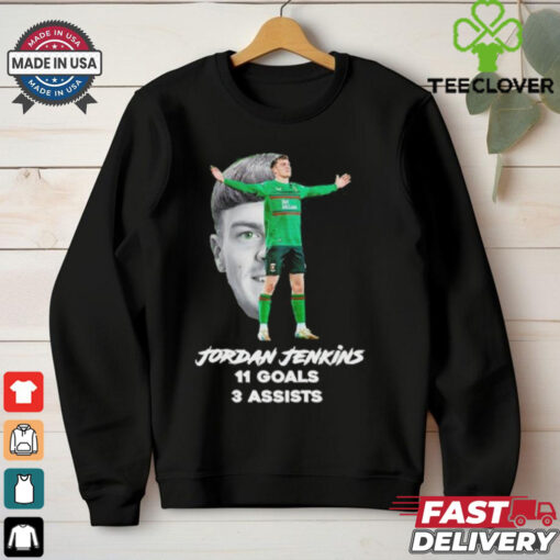 Jordan Jenkins 11 goals 3 assists shirt