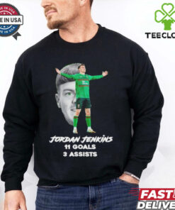 Jordan Jenkins 11 goals 3 assists shirt