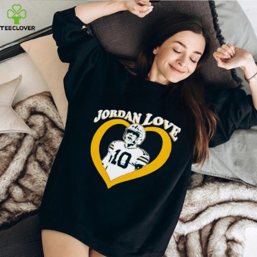 Jordan Love 10 Green Bay Packers Heart hoodie, sweater, longsleeve, shirt v-neck, t-shirt