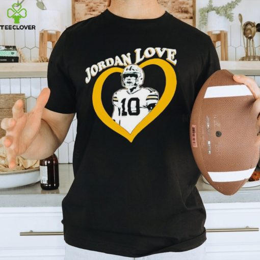 Jordan Love 10 Green Bay Packers Heart hoodie, sweater, longsleeve, shirt v-neck, t-shirt