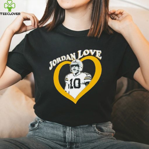 Jordan Love 10 Green Bay Packers Heart hoodie, sweater, longsleeve, shirt v-neck, t-shirt