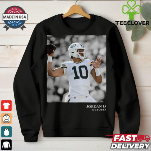 Jordan Love Green Bay Packers NFL Flash Features Week 7 T Shirt