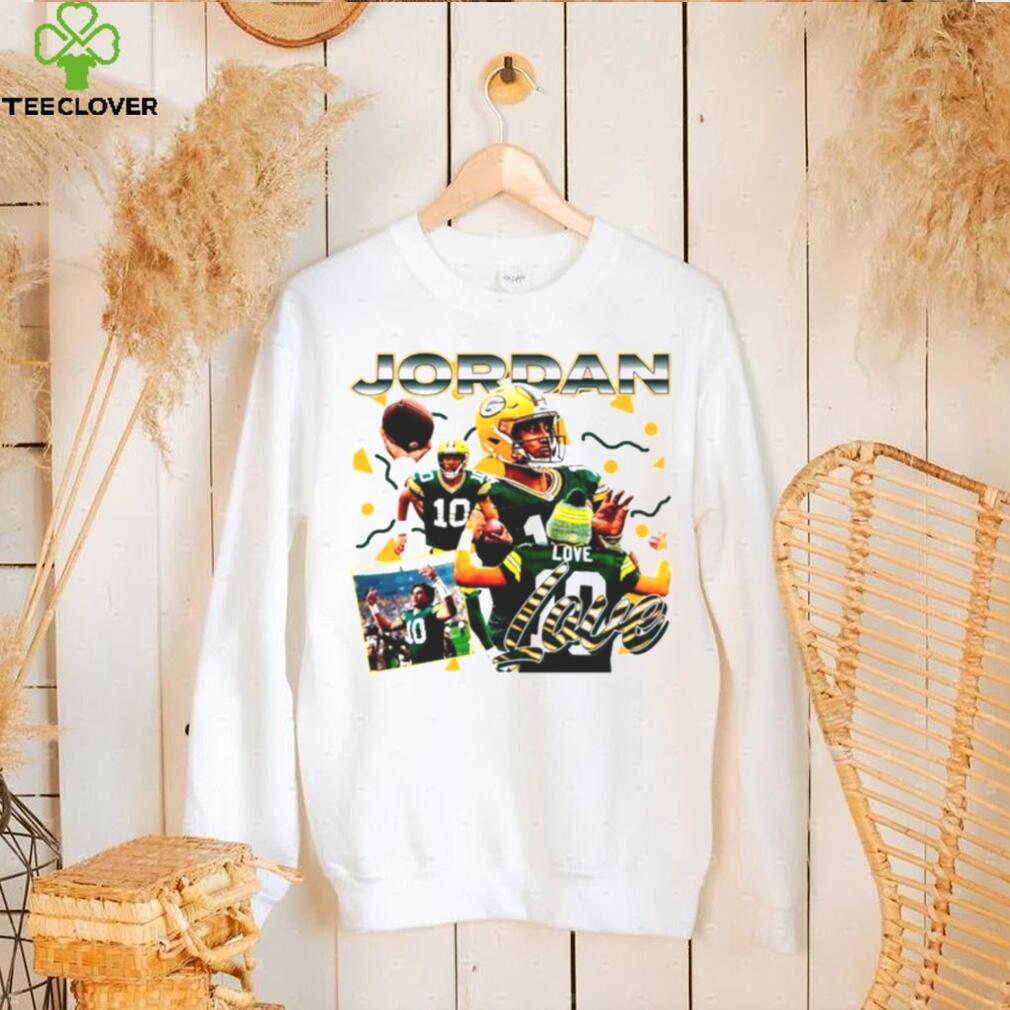 Jordan Love Green Bay football shirt