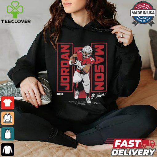 Jordan Mason San Francisco 49ers Vertical Shirt