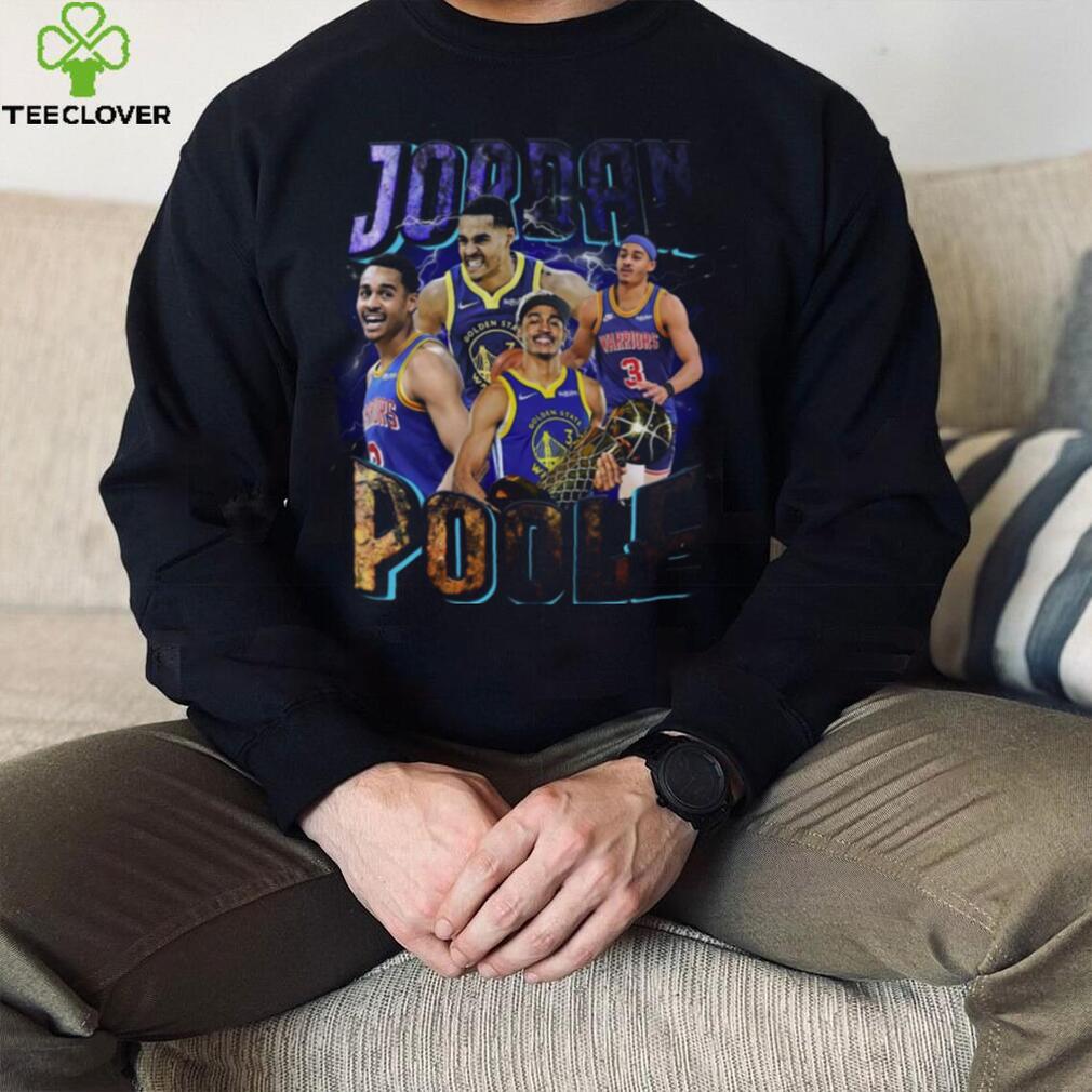 Jordan Poole Basketball MVP Slam Dunk T-Shirt | Official Player Merchandise Jordan Poole Basketball MVP Slam Dunk T-Shirt | Official Player Merchandise