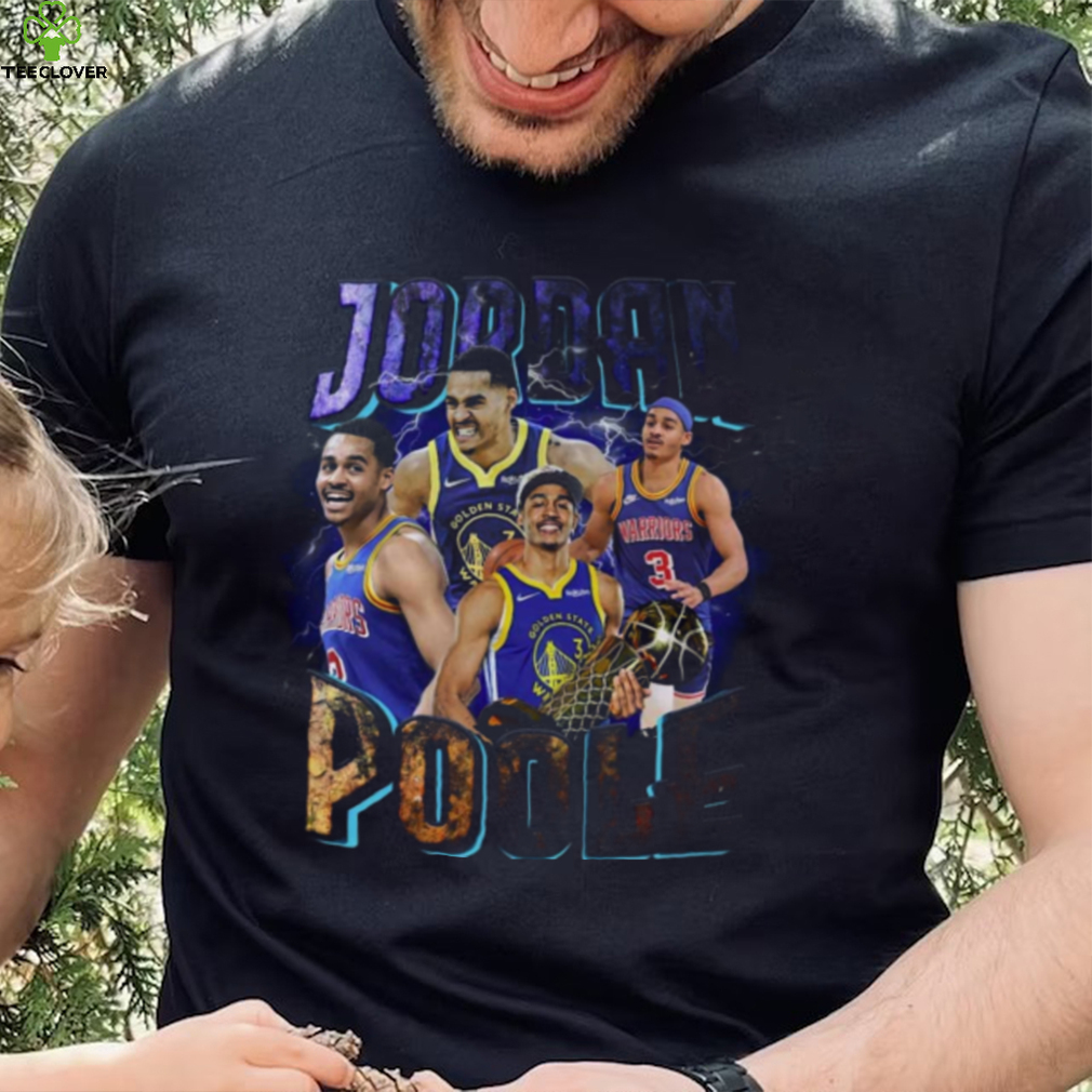 Jordan Poole Basketball MVP Slam Dunk T-Shirt | Official Player Merchandise Jordan Poole Basketball MVP Slam Dunk T-Shirt | Official Player Merchandise