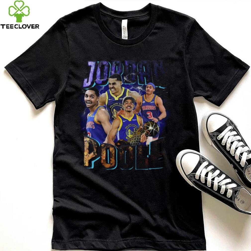 Jordan Poole Basketball MVP Slam Dunk T-Shirt | Official Player Merchandise Jordan Poole Basketball MVP Slam Dunk T-Shirt | Official Player Merchandise