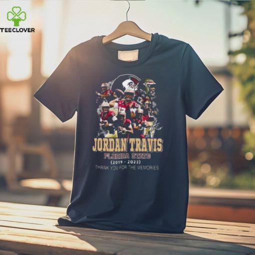 Jordan Travis Florida State 2019 – 2023 Thank You For The Memories Signature T Shirt