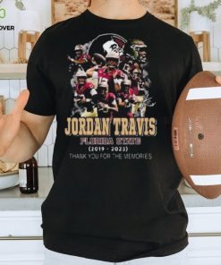 Jordan Travis Florida State 2019 – 2023 Thank You For The Memories Signature T Shirt