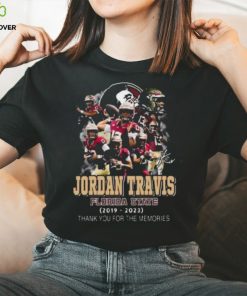 Jordan Travis Florida State 2019 – 2023 Thank You For The Memories Signature T Shirt