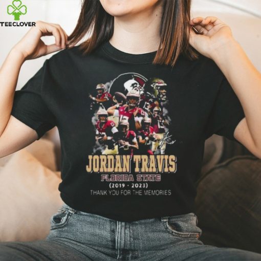 Jordan Travis Florida State 2019 – 2023 Thank You For The Memories Signature T Shirt