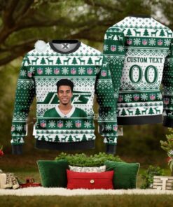 Jordan Travis New York Jets Custom Christmas Sweater