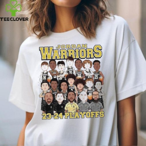 Jordan Warriors 23 24 playoffs shirt