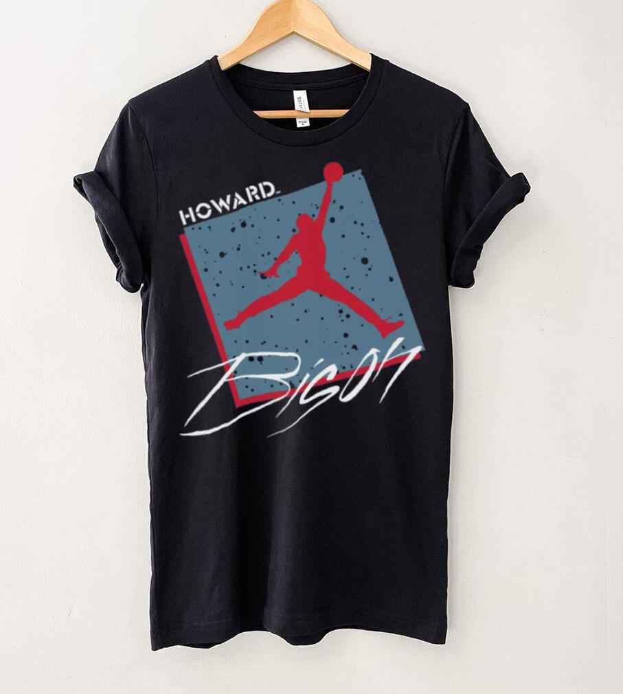 Jordan Youth Howard Bison Blue Core Cotton Box Logo T Shirt Jordan Youth Howard Bison Blue Core Cotton Box Logo T Shirt