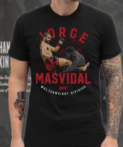 Jorge Masvidal Body Kick WHT Shirt