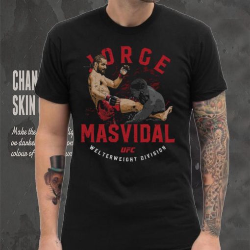 Jorge Masvidal Body Kick WHT Shirt