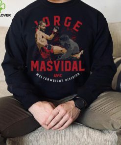 Jorge Masvidal Body Kick WHT Shirt