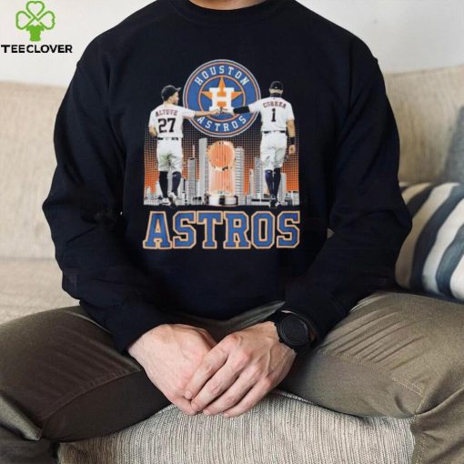 Jose Altuve And Carlos Correa Houston Astros Signatures Shirt