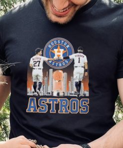 Jose Altuve And Carlos Correa Houston Astros Signatures Shirt