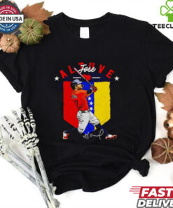 Jose Altuve Houston Astros Country flag signature shirt
