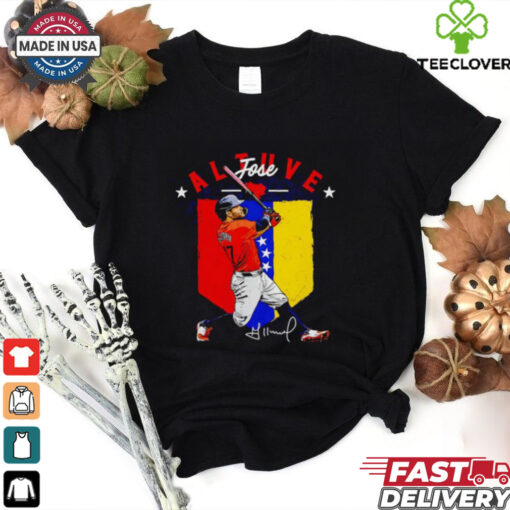 Jose Altuve Houston Astros Country flag signature shirt