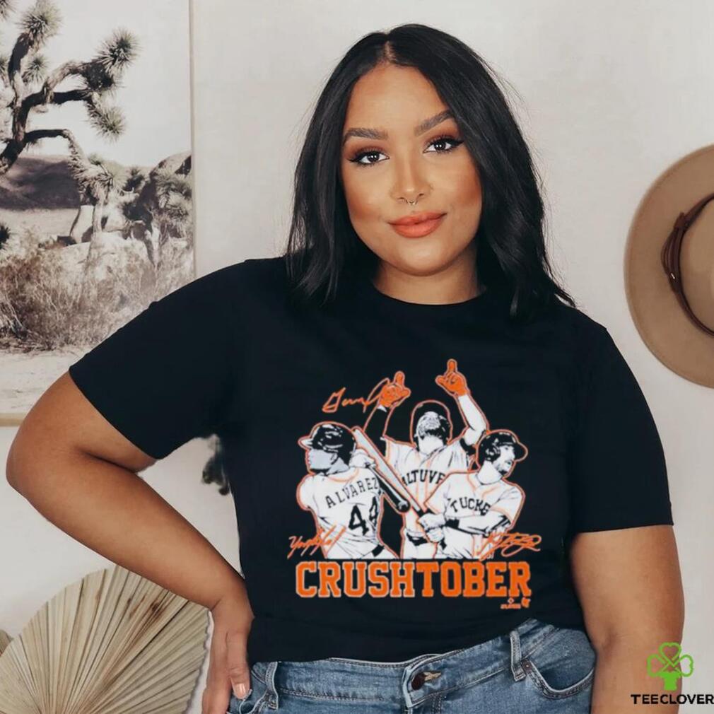 Jose Altuve Yordan Alvarez And Kyle Tucker Crushtober Shirt - teejeep