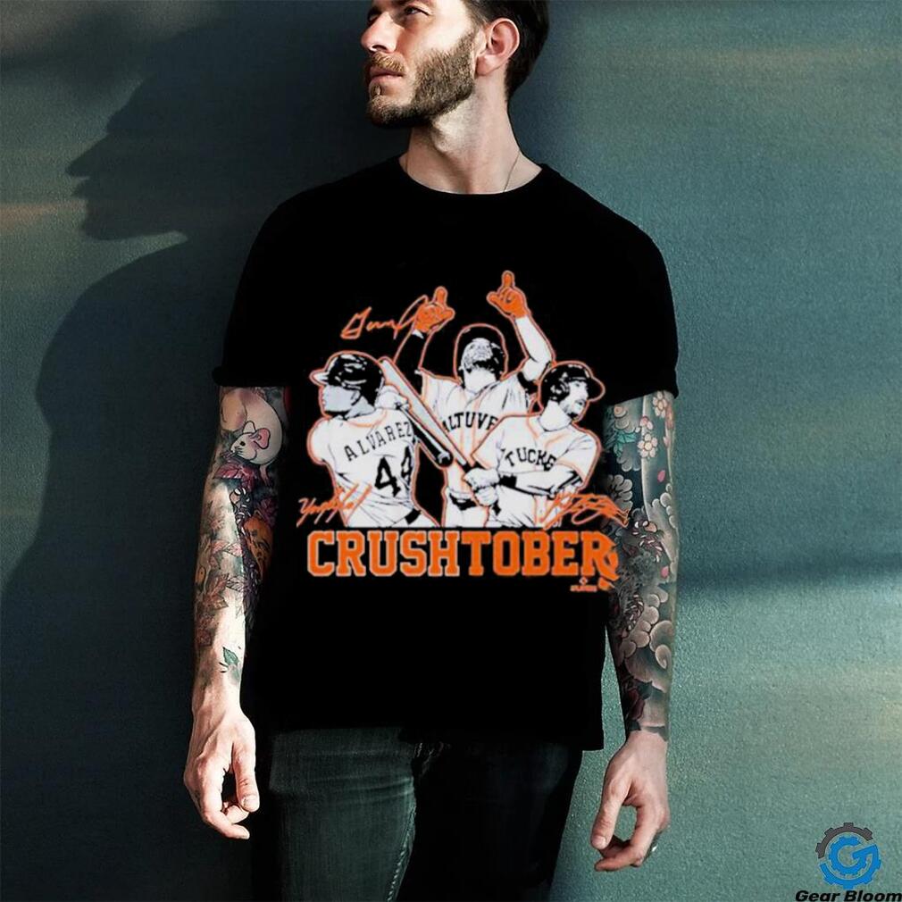 Jose Altuve Yordan Alvarez And Kyle Tucker Crushtober Shirt, hoodie,  longsleeve, sweatshirt, v-neck tee