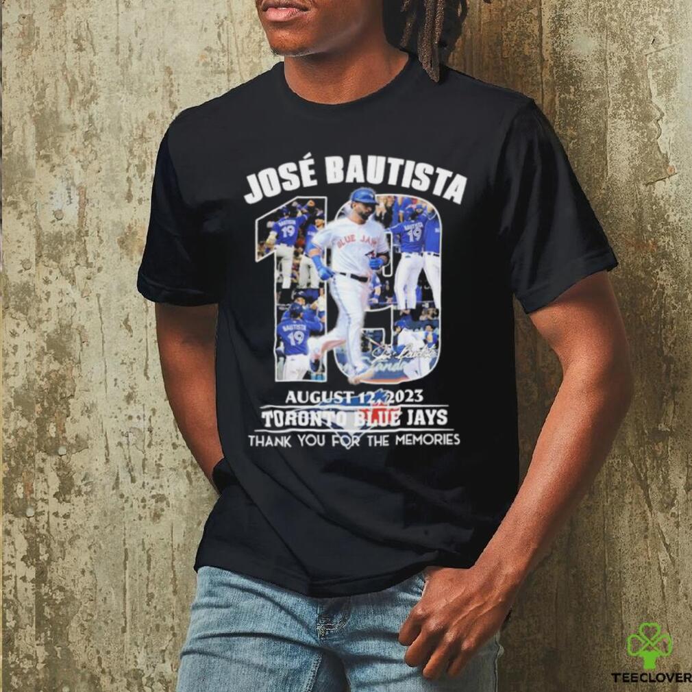 Endastore Jose Bautista August 2023 Thank You for The Memories Shirt