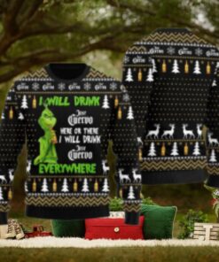 Jose Cuervo Grinch Will Drink Everywhere Ugly Sweater