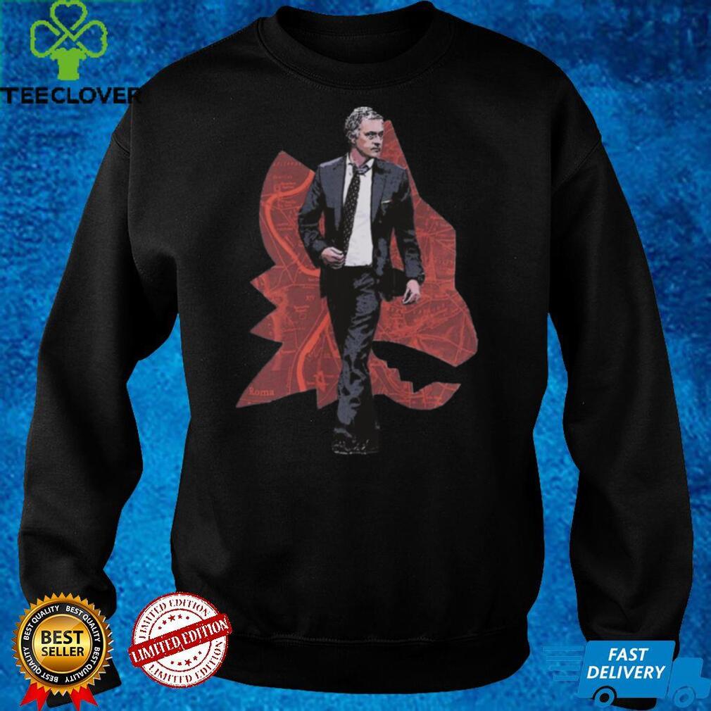 Jose Mourinho Manager Win AS Roma UEFA 2021 2022 Champions Shirt Jose Mourinho Manager Win AS Roma UEFA 2021 2022 Champions Shirt