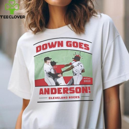 Jose Ramirez Tim Anderson Shirt Jose Ramirez Shirt Down Goes Anderson Shirt Jose Ramirez Fight Shirt