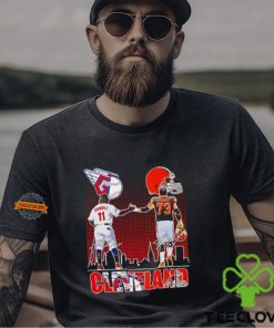 José Ramírez and Isaiah Thomas Cleveland Sports signature shirt